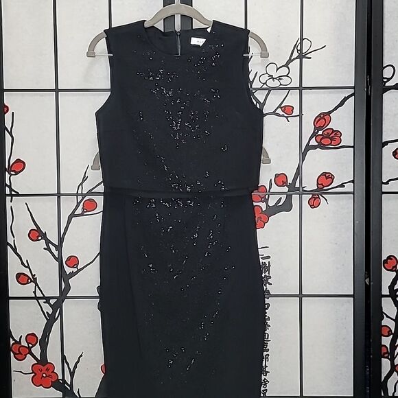 A.L.C. Julian Black Sequin Midi Skirt Set Size 4 - Picture 4 of 8